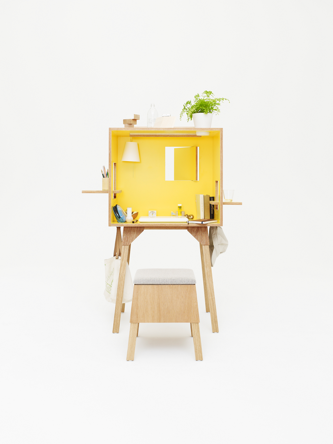 デスクのみ　コロロデスク　伊千呂　イエロー　学習机 koloro-desk (コロロデスク) – 伊千呂オリジナル家具ショップ